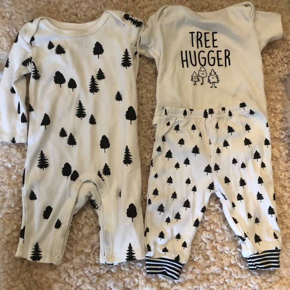 Tree hugger 3pc matching set!
